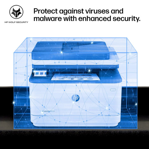 LaserJet Pro All In One Wireless Printer With Duplex Printing For Small Teams, Fast Black And White Output Up To 35 Pages Per Minute