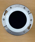 Top Shelf Two Piece Toilet Flange Rescue Kit For Four Inch Waste Line With Rust Resistant Steel Body and Easy Twist Lock setup view.