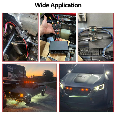 Waterproof 2 Pin Wire Connector Kit For Cars Trucks Boats And Marine Projects installed in automotive applications.