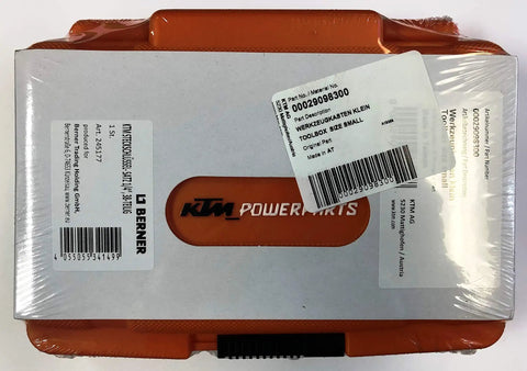 38-Piece Do-It-All Tool Box Set With Hex Sockets And Allen Keys In Bright Orange showcasing closed compact carry case.