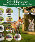 Animals around Heavy Duty PVC Coated Hardware Cloth Mesh 1x1 Inch 36 Inch By 50 Feet Welded Wire Fence Roll for protection