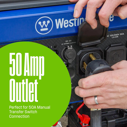 Dual Fuel Portable Generator With Remote Start Transfer Switch Ready Gas Or Propane Powered Backup Power 13500 Peak Watts