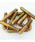 12 Pack M8x50mm Double Ended Hanger Bolts Rock Solid Hold Wood To Metal Connectors Heavy Duty Self Tapping Dowel Screws For Furniture Build