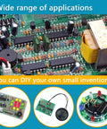 IC Chips Kit 173 Piece Op Amp ICs And Timer ICs Assortment For DIY Audio And Electronics Projects with circuit boards.