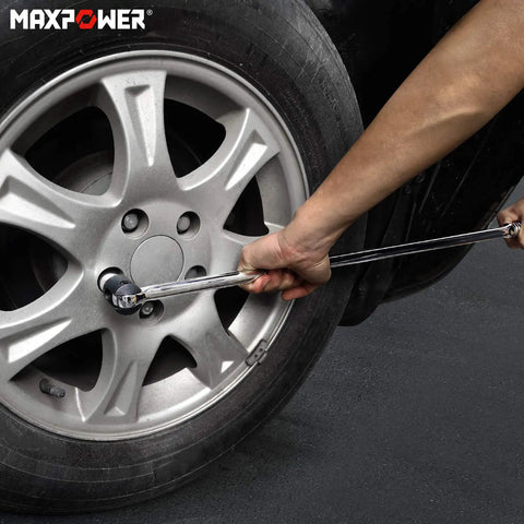 30 Inch Breaker Bar With One Half Inch Drive Flex Handle Delivers Up To 378 Ft Lb Torque used on wheel nut