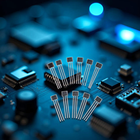 10 Pack Linear Hall Effect Sensors 49E OH49E SS49E for Precision Magnetic Field Detection and Position Sensing in Industrial Electronics High Accuracy Hall Element Kit