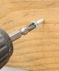 Hella Tough Phillips Flat Head Wood Screws Assortment Kit With Driver Bit, heavy-duty screw drilling into wood