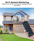 Water Leak Alarm System With 5 Pack WiFi Water Sensors And Hub Kit 120dB Siren Real Time App Alerts Leak And Drip Detection app view
