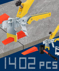 Tile Leveling System Kit With 1000 Spacers And 400 Reusable Wedges A Tile Plier And Rubber Mallet For Clean Breaks Perfect For Tile