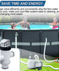 Dual Split Hose Plunger Valve for Pool Systems Replacement Parts and Accessories Easy Water Flow Control Opens and Closes Filter Line Splits Hoses Stopping Pump Suction or Vacuuming Works with Most Pools, 1.25in and 1.5in