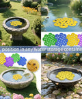 Floating Bee Island Watering Station For Outdoor Gardens, Butterfly Friendly Feeder And Garden Decor in colorful EVA foam