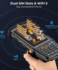 Android 12 Barcode Scanner Workhorse With Honeywell HS7 Engine IP67 Rugged Handheld Computer For Inventory Tracking In Warehouses And Logistics 082Pro Model 2026 displaying warehouse app
