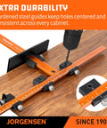 Aluminum Cabinet Hardware Jig Tool With Double Scale Template For Precise Door And Drawer Front Knob and Handle Installations