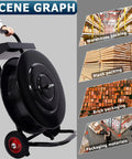 Beast Heavy Duty Strapping Cart With Built In Tray And Dispenser next to packaging scenes; suitable for various packing tasks.