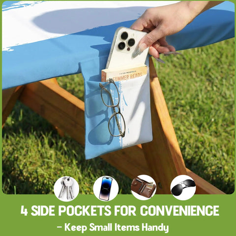 Must Have Outdoor Table Protector Set For 72 Inch Tables And 72 Inch Benches Waterproof Windproof Picnic Table Cover with pocket