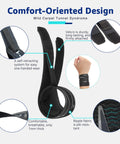 Wrist Support Wrap For TFCC Tears And Carpal Tunnel Relief Ultra Thin Adjustable Compression Strap with features and benefits.