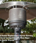 Main Burner Net Emitter Screen For Gas Patio Heaters Ten And Three Quarters Inch Diameter Heavy Duty Stainless Steel Safety Net Eight Inch Tall With Three Threaded Holes For Mounting Reflector Fits Most Outdoor Patio Heaters