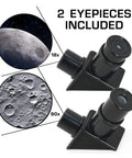 Lunar Telescope For Kids Ages 8 To 12 With Tripod And Finder Scope See The Moon In Incredible Detail Totally Easy To Use Beginner Stargazing Kit With High Quality Optical Glass Perfect Educational Gift For Young Space Fans, 2 eyepieces
