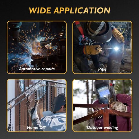Dual Voltage Workhorse 110/220V Stick Welder With Digital Display And IGBT Inverter 195A MMA Welder in various applications