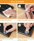How to install Clear Self Adhesive Rubber Feet And Cushion Bumper Pads With Hella Sticky Mounting Tape for appliances.