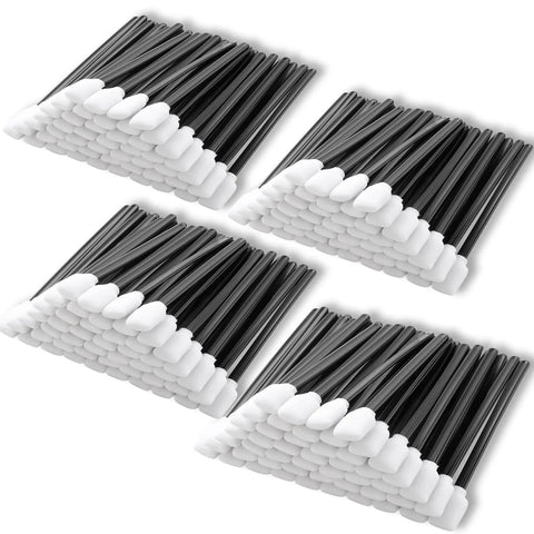 Top Shelf Super Sweet Foam Swabs 200 Piece Pack 5 25 Inch Black Lint Free Polyurethane Tips stacked for cleaning electronics.