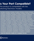 Electrolux compatibility chart for refrigerator models and White Refrigerator Shelf Trim Replacement For Standard Fridges
