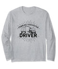 Dope Combine Harvester Driver Long Sleeve T Shirt With Threshing And Harvesting Machine Graphic For Farmers Ranchers And DIY Enthusiasts