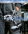Compact 110V MMA Welder with LCD Display and IGBT Inverter Portable Arc Welder Gun handheld at 4.3 lbs