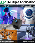 High Speed USB Autofocus Camera For PC And Laptop with 1080P 120FPS 12MP Sensor IMX577 shown in multiple applications