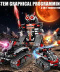 3 In 1 Remote Control Building Kit For Kids 6-12 with app control build a RC tracked car robot or racing tank 419 PCS STEM set