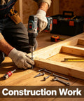 Two Sets Of Adjustable Socket Wrenches Featuring Killer Auto Grip Tech That Nips Round Fasteners Snug Swivels 10 To 19 Mm in use during construction work.