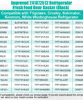 Compatibility chart for Upgraded 241872512 Refrigerator Door Gasket Replacement For A Tight Seal Fits Fridge Door Seal Replaces 240514612 240542112 240542124 5304439526 Kenmore Freezer Gasket EPDM Rubber High Temp Welded 1600 Fahrenheit