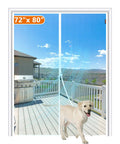 Magnetic Screen Door Fits 72 By 80 Inches Openings With 74 By 81 Inches Screen Easy Install No Fuss Heavy Duty Magnetic Closure
