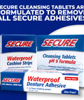 All Day Hold Denture Adhesive Cream For Uppers, Lowers, And Partials With Waterproof Seal, Zinc Free Formula, product packaging