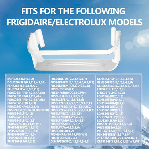 Door Bin Replacement For Refrigerator Two Pack Fits FGHS2631PF4A with compatible Frigidaire/Electrolux models list