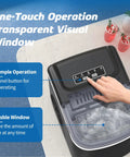 Portable Countertop Ice Maker For Home Use Produces Bullet Ice In Just 6 Minutes Up To 26 Lbs Per Day Self Cleaning