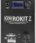 Back panel of ROKIT 7 G4 7 Inch Powered Studio Monitor Black With Kevlar Driver And Built In Class D Amp DSP EQ And Onboard LCD