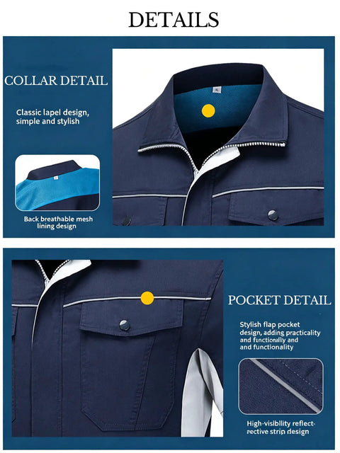 Custom Printed Multi Pocket Short Sleeve Industrial Work Shirt Personalized Warehouse Workwear Uniform Built Different For Logistics Crews Crushing The Grind, collar and pocket details, gray fabric design.