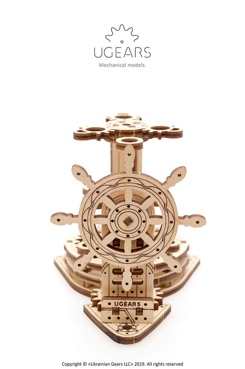 Dope Mechanical Wheel Desk Organizer Kit For Adults And Family, 3D Wood Puzzle With Moving Parts, STEM DIY Project, Holds Up To Six Pens Or Pencils, Educational Home Office Toy, wooden wheel
