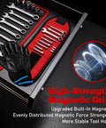 Heavy Duty Magnetic Tool Mat With Wristband And Flexible PVC Pad Non Slip Tool Holder Tray 40Lb Magnetic Parts Pads