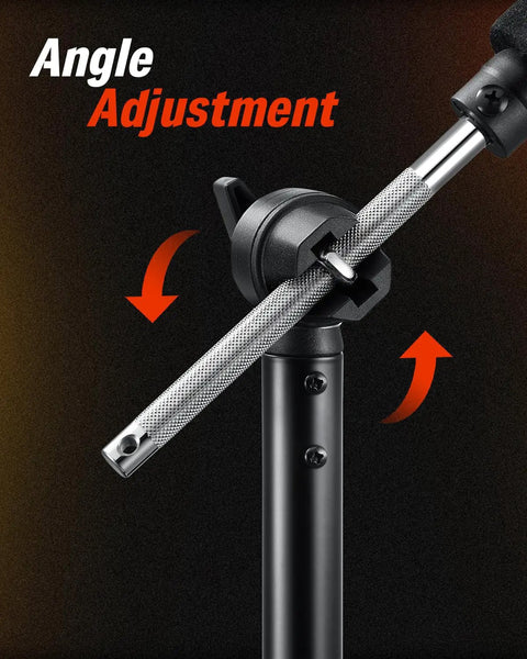 Mute Cymbal Expansion Kit featuring heavy duty iron bracket with adjustable angle for DED 200 400 500 expansion