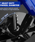 30 inch rotor of 6 Inch 3 Point PTO Wood Chipper For 40-100 HP Tractors Heavy Duty Mulcher with Reversible Blades