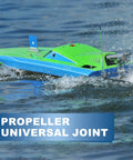 Beefed Up RC Boat Drive Shaft Kit With Three Propellers and Coupling Joint for DIY Power Upgrade in action on water