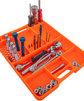 Heavy Duty Silicone Tool Tray Organizer With Non Slip Grip Flexible Heat Resistant Surface Easy To Clean Holds Sockets Screws Bolts Bits