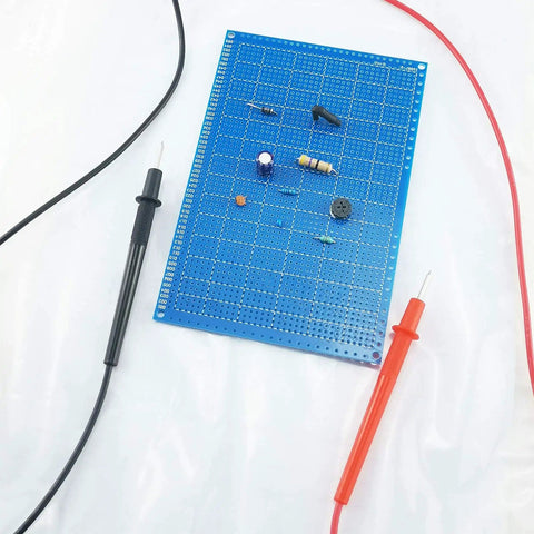 Three Pack Solderable Breadboard Prototyping PCB Kit Do It Yourself Electronics Soldering Kit 4x6 Inch FR4 Prototype Boards Blue