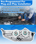 Ford Focus 2.0L DPS6 TCM Transmission Control Module Pre-Programmed Plug And Play Replacement Unit 2011-2022 Easy Install Fixes Hard Shifting Delayed Engagement A2C53377498 AE8Z-7Z369-F, silver module shown with mechanic