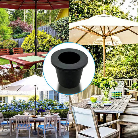 Patio Table Umbrella Hole Ring Plug Cone Wedge Holder 1 Pack Fits 1.5 Inch Umbrella Poles for Outdoor Tables setup