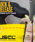 Heavy Duty E Track Straps 2 Inch By 12 Foot 10 Pack With Spring E Fittings Lock Release Detail