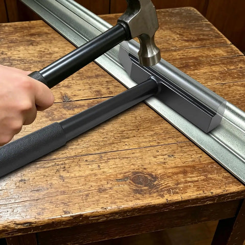 Hella Heavy Duty Garage Door Vertical Track Repair Tool Set For 2 Inch Roller Systems Slick Anvil Action Gets The Job Done Quick Zero Stress Keeps Big Doors Moving Flawless For Your Next Fixer Upper
