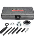 Pulley Puller And Installer Set For Alternator And Power Steering Belts Pro Grade Tool Kit with case and components